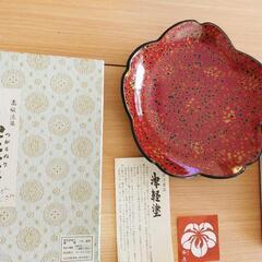 高級漆器　津軽塗　花鉢の画像