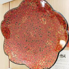 高級漆器　津軽塗　花鉢の画像