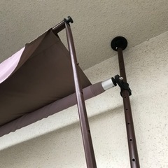 つっぱり棒日除けブラインド