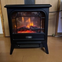 電気 温風ストーブ   中古