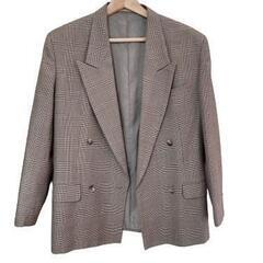 80年代 ヴィンテージ 80s　チェック柄ジャケット