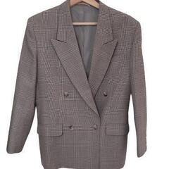 80年代 ヴィンテージ 80s　チェック柄ジャケットの画像