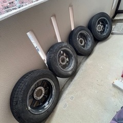 YOKOHAMA ice GUARD G075 175/80R16 新型ジムニー 用 アルミホイールとスタッドレスタイヤ４本セットの画像