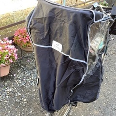 自転車子供乗せ雨除けレインカバー　後ろ座席用