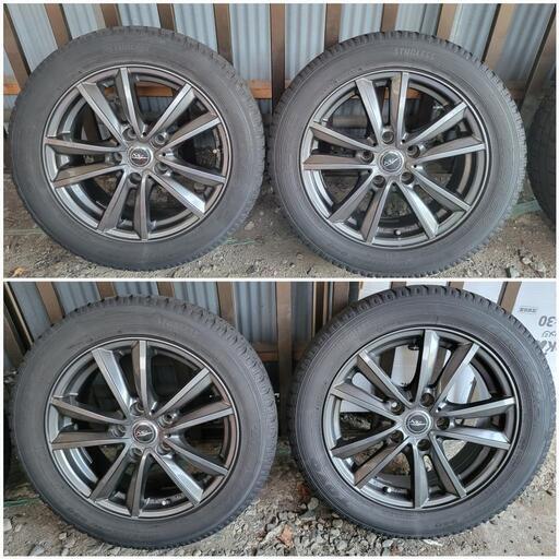 セダン系に！205/55/R16 スタッドレスタイヤ＆アルミホイールセット！16インチ！