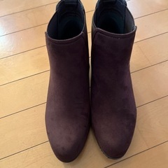 サイドゴアブーツ ダークブラウンの画像