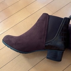 サイドゴアブーツ ダークブラウンの画像