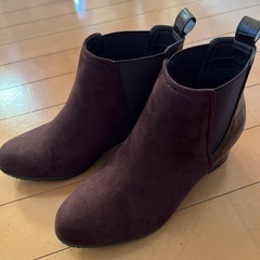 サイドゴアブーツ ダークブラウン