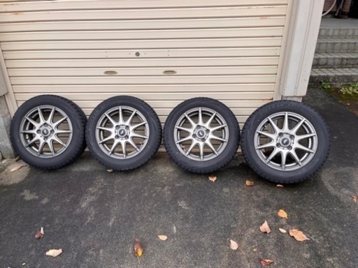 スタッドレスタイヤホイールセット　155/65r14 中古品