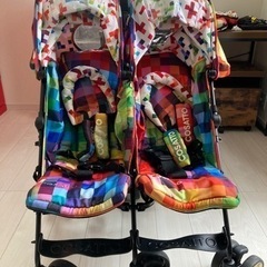 コサット 双子ベビーカー