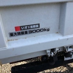 期間限定販売11月末★車検付３トン　ダンプ　オートマいすゞ　4500kmの画像