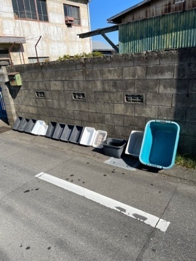 ［決定しました］メダカの容器多数とメチレンブルー