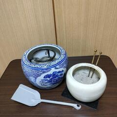 火鉢　2個　