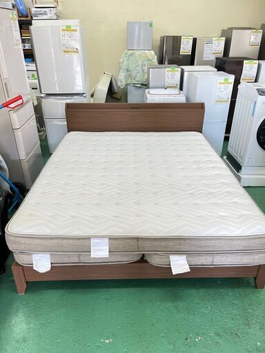 商談中　　★ニトリ★Nスリープ プレミアムP1-02CR 上1枚タイプ クイーンサイズ ダブルマットレス 新品約15万円 寝具 ベッド