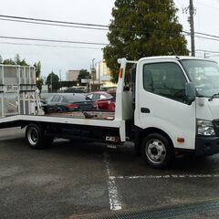 H25 トヨエース　3tキャリアカー　6MT フル装備 オールフロア式 ウインチ 最大積載量3000kg　16177の画像
