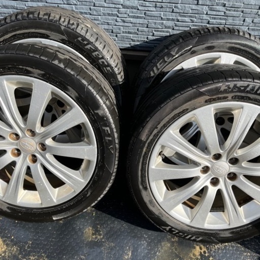【ご成約ありがとうございました(*˘︶˘*).｡.:*♡⠀】SUBARU 純正　215/50R17