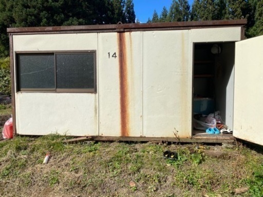 プレハブ中古ジャンク品　値段は相談