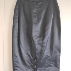 CHANELシルクペンシルスカート【サイズ40】の画像