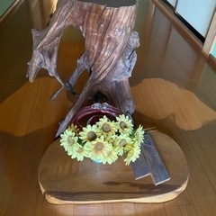 募集停止/木のつい立て、木の台座、石の台座の画像