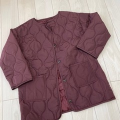 GRL パイピングノーカラーコートの画像