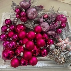 【セール】クリスマス オーナメント グラスボール ピック セット...