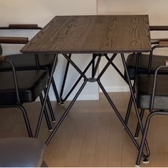 LOWYA ダイニングテーブルセット（中古品）販売します。
