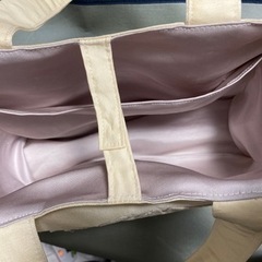 トートバッグ　未使用　正絹帯リメイク　ポケット受注作成の画像
