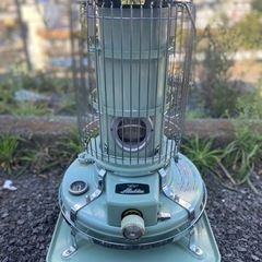 点火確認済み！キャンプにも人気なアラジンストーブ！ブルーフレーム...