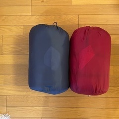 キャンプ　寝袋セットの画像