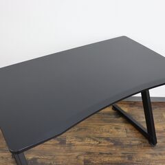 【12/11引き渡し終了】≪ZJ988ジ限≫タマリビング ゲーミングデスク SR-110 組み立て式 デスク/テーブル/机 ブラック ゲーム/PC 家具/インテリア の画像