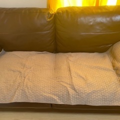 【敷シート付き】2、3人掛けソファの画像