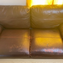 【敷シート付き】2、3人掛けソファの画像