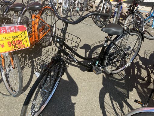 26インチ 自転車 シティサイクル No.294● ※現金、クレジット、スマホ決済対応※
