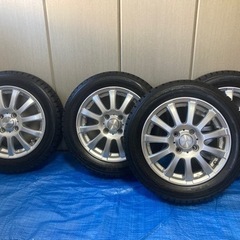 スタッドレスタイヤ　アルミホイール4本セット　155/65R14...