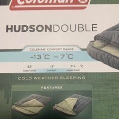 【新品未使用】Coleman 2人用寝袋の画像