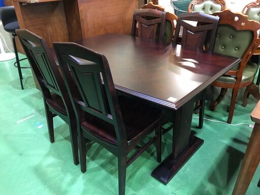 【愛品館八千代店】旭川家具　和光　神居民芸　ダイニング5点セット