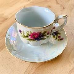 ※お引き取り先決定済み_ pearl china カップ＆ソーサー1客