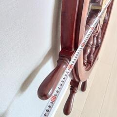 受付終了！操舵輪　オブジェ　大型の画像