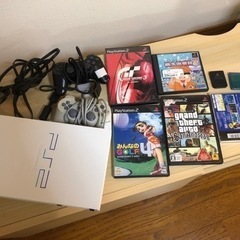 【商談中】PS2フルセット+GTA,桃鉄ほか