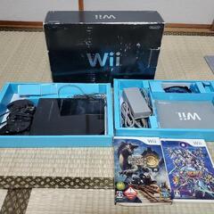 Wii本体+ゲームソフト2本　セット