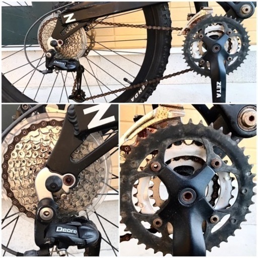 Amazon | Zoom ダウンヒルサスペンション自転車マウンテンバイク