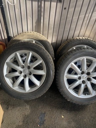 LS純正アルミホイールBSスタッドレスタイヤ