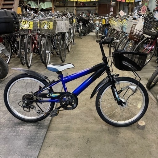 2879】子供車 購入 20インチ 前後タイヤ新品 8,300円（防犯・税込）