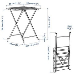 IKEA テルノー　テーブル 屋外用の画像