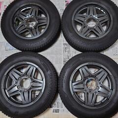 スタッドレスタイヤ175/80R16　ブリヂストンDMV3　アルミホイール付　４本