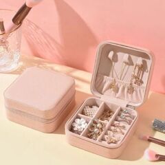 【新品未使用】ジュエリーボックス　ベビーピンク