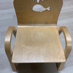 【お譲り先決まりました】子供用木製いす(1-3歳用)