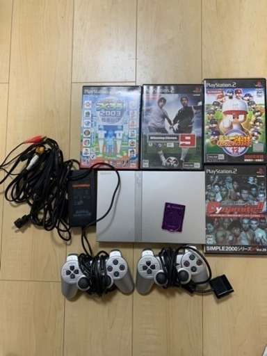 PlayStation2(ソフト4枚付き)お譲りします！