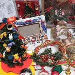 クリスマス飾り　オルゴール　リース　写真立てなどの画像
