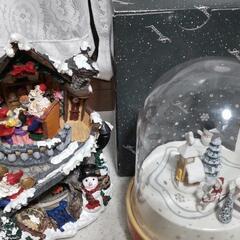クリスマス飾り　オルゴール　リース　写真立てなどの画像